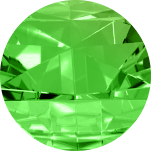 Caurspīdīga / Zaļa