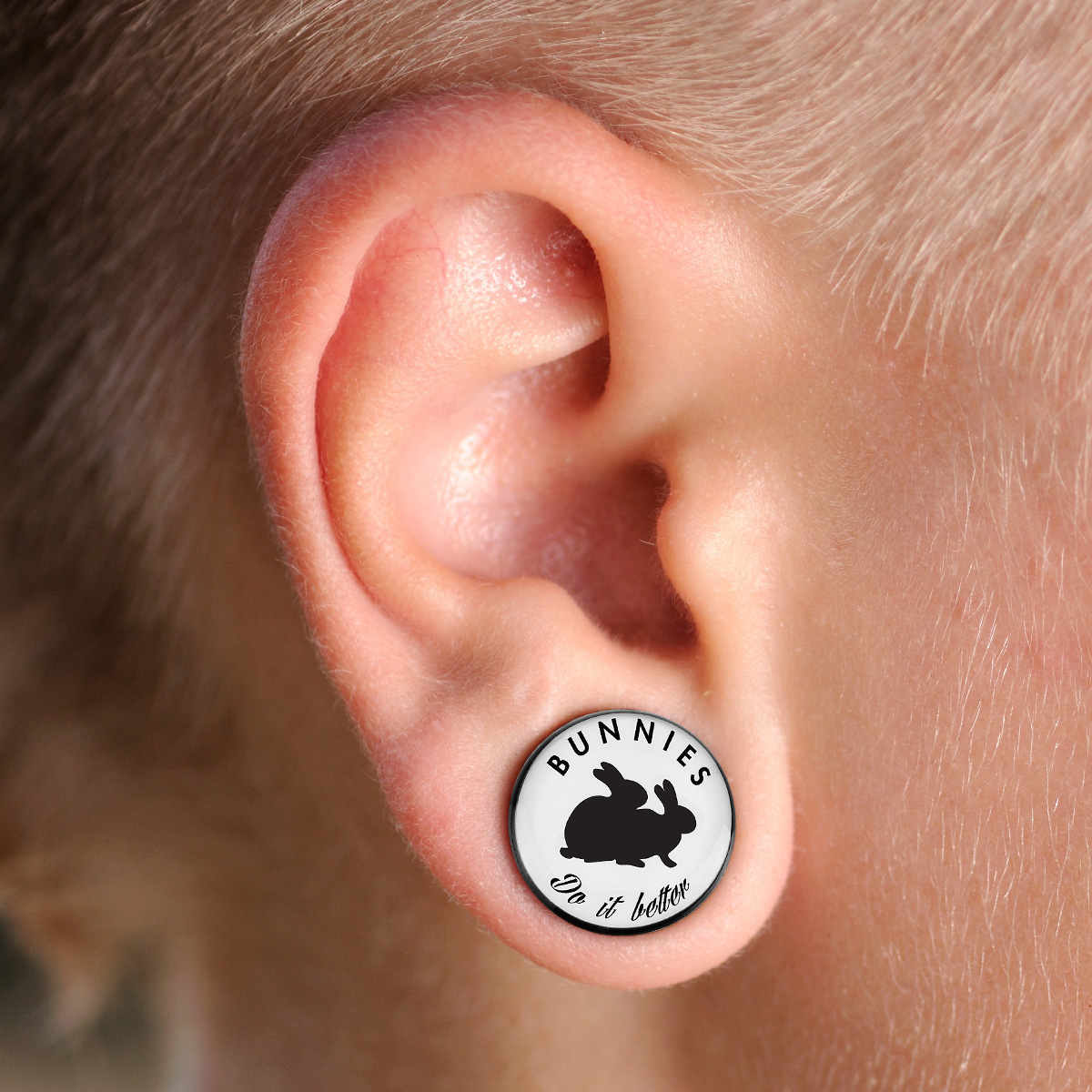 Playboy™akrila plugs ar diviem zaķīšiem