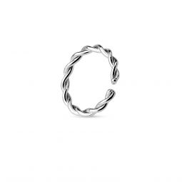 Pīrsinga gredzens ar vijuma dizainu no 14 karātu zelta